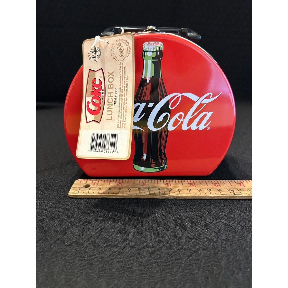 Vintage 90s Era Coca-Cola Tin Lunchbox - Picture 4 of 4